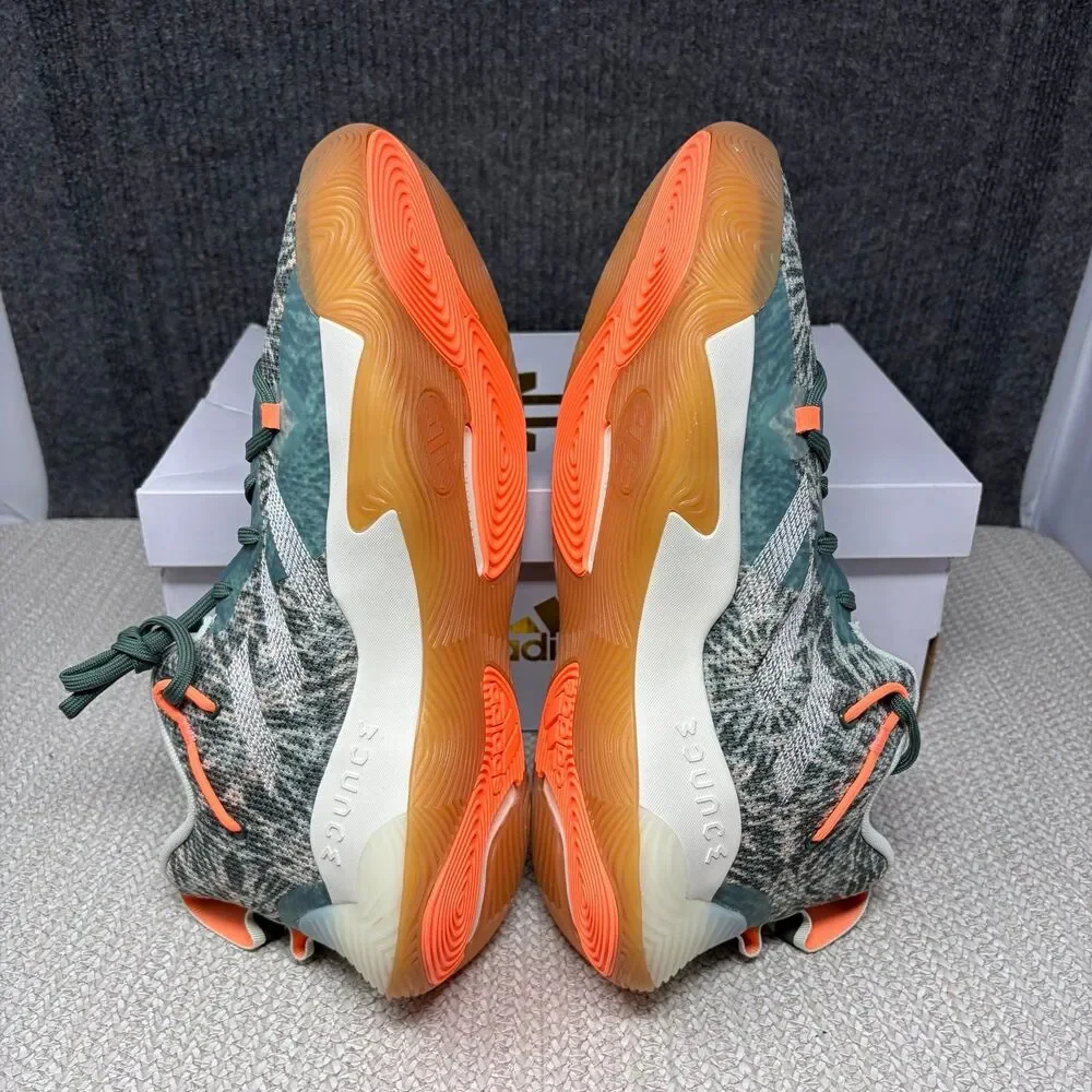 NEW Adidas Harden Stepback 3 Green Oxide Off White Basketball Men’s 11 GZ7240